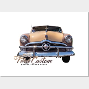 1950 Ford  Custom Deluxe Fordor Sedan Posters and Art